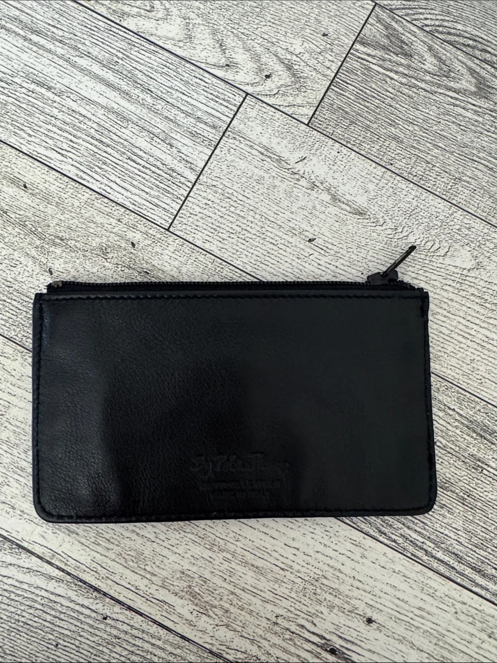 Paloma Picasso Vintage Black Leather Coin Wallet/Pouch